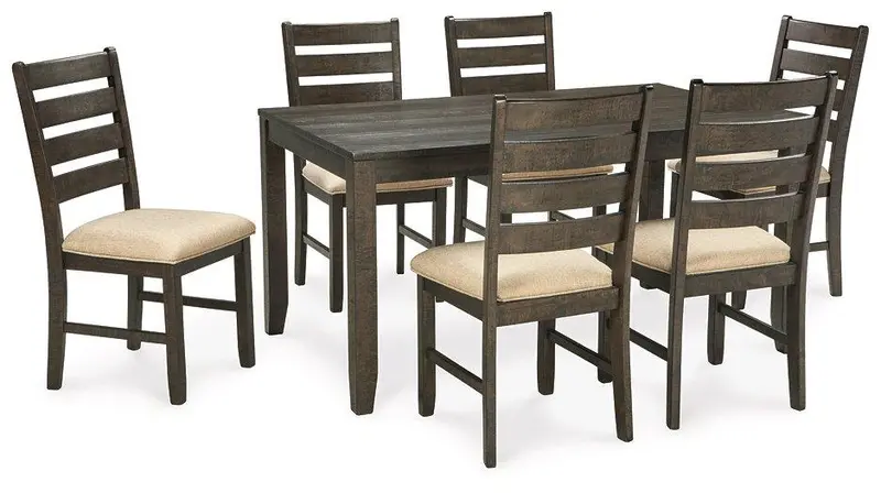 7-Piece Dining Set – Rokane Table And Matching Chairs 1
