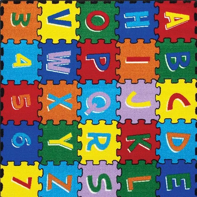Abbey Alphabet And Multicolor Learning Rug – 4'9" X 6'9" 1