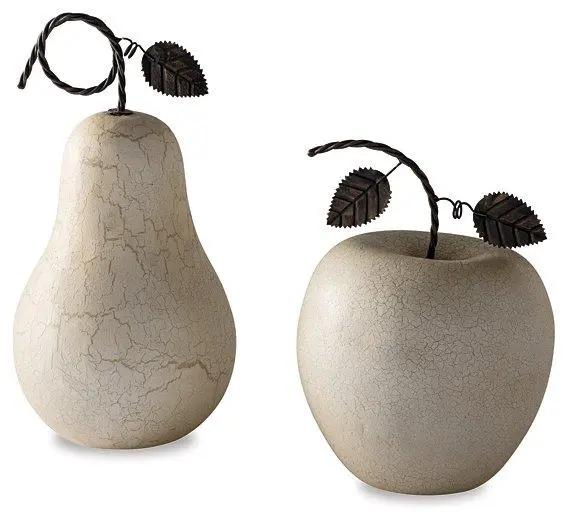 Abstract Bidelia Metal Sculpture Pair For Modern Interiors 1