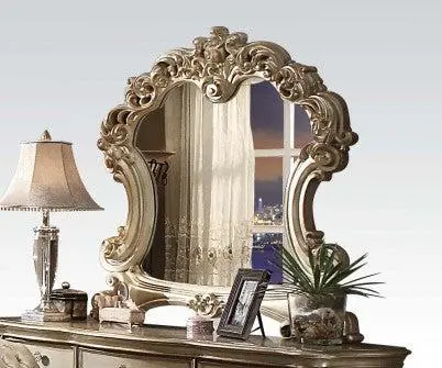 Acme Vendome Gold Patina Wall Mirror – Ornate Decorative Mirror For Entry Or Living Space 1