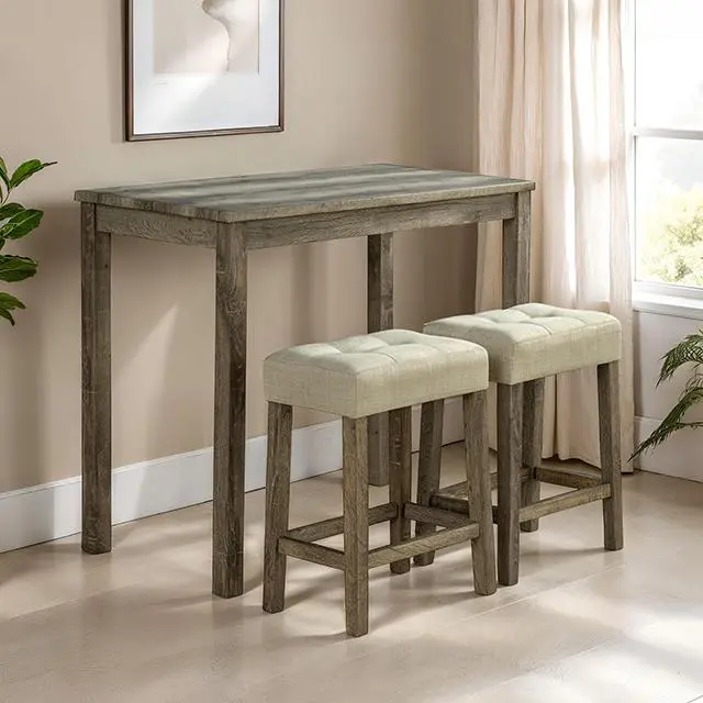 Adelaide Compact 3-Piece Dining Set – Small Space Friendly 1