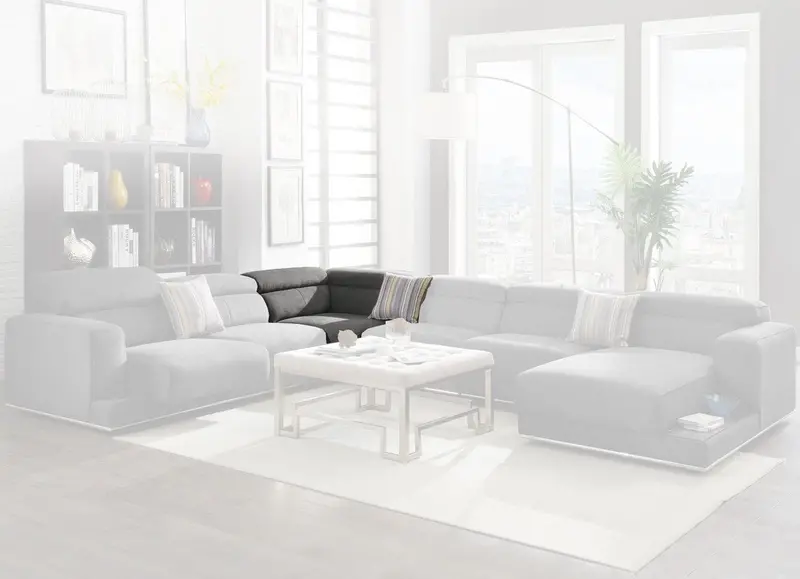 Alwin Modular Wedge Sectional – Dark Gray Performance Fabric By Acme 1