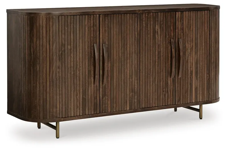 Amickly Slim Two-Tone Accent Cabinet 1