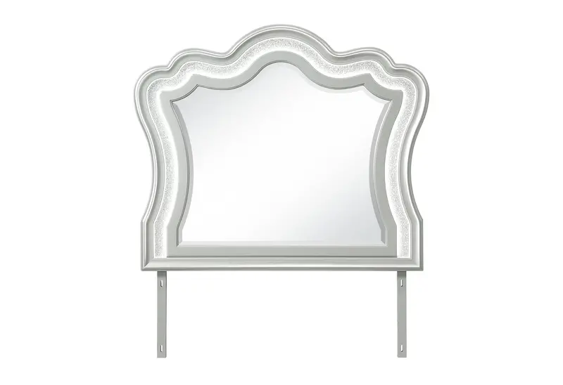 Aria Silver Framed Mirror With Led Backlighting 1