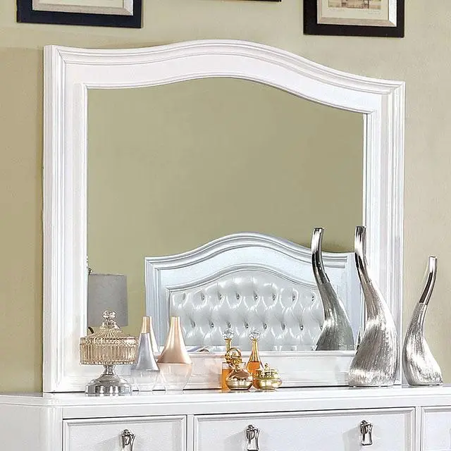 Ariston Adjustable Wall Mirror – Modern White, Silver, And Black Designs 1