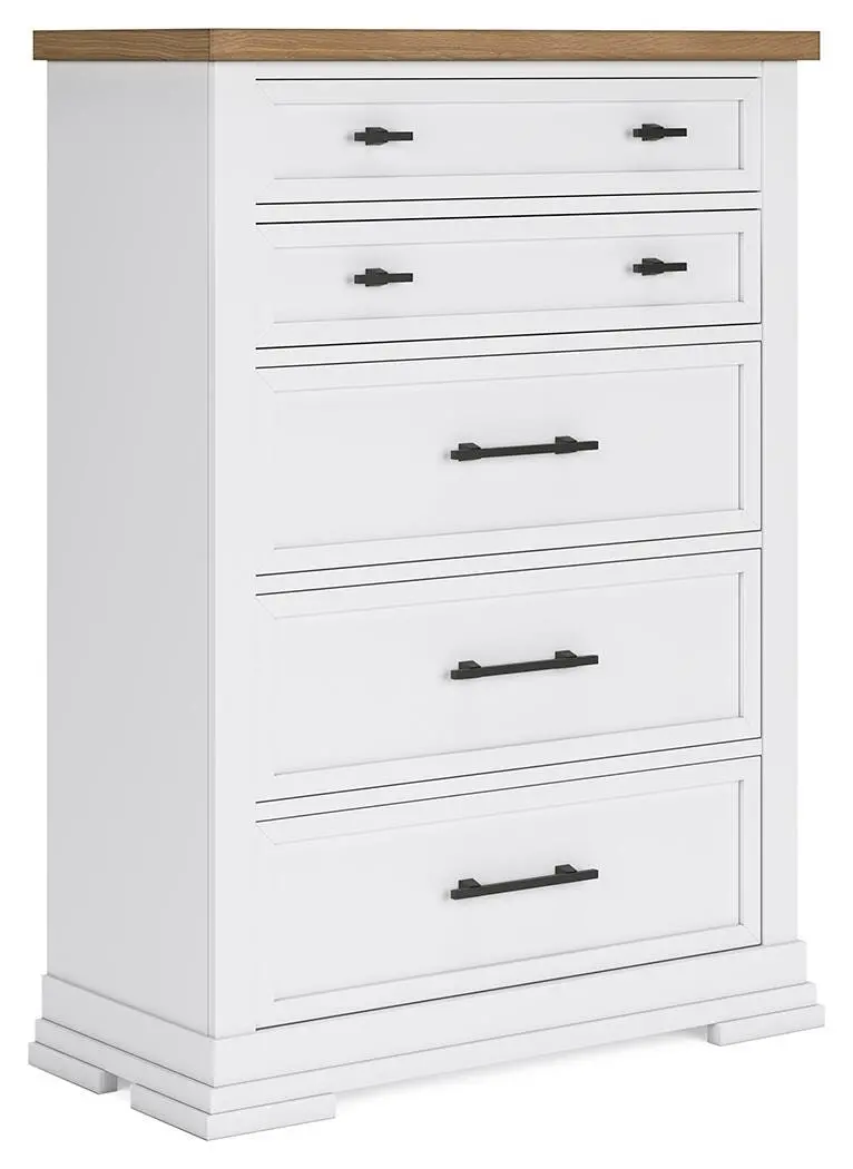Ashbryn Tall 5-Drawer Chest Of Drawers 1