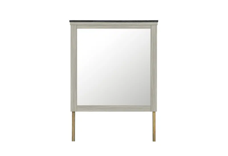 Ashley Brown Rectangular Wall Mirror 1