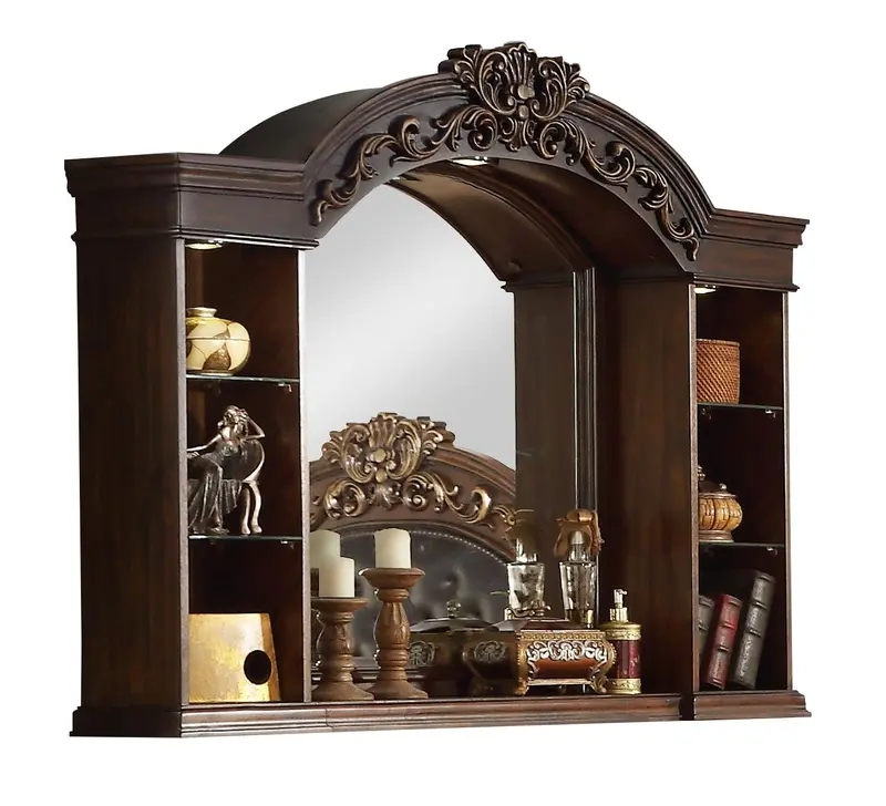 Aspen Cherry Mirror – Traditional Full-Length Wall Mirror 1