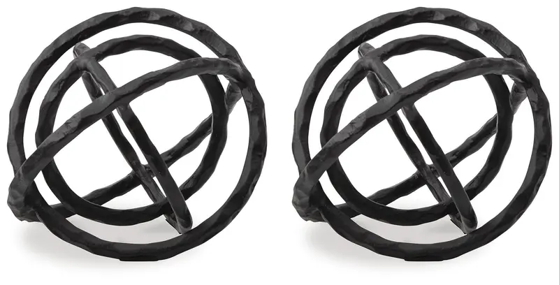 Barlee Abstract Metal Sculpture Pair For Contemporary Spaces 1