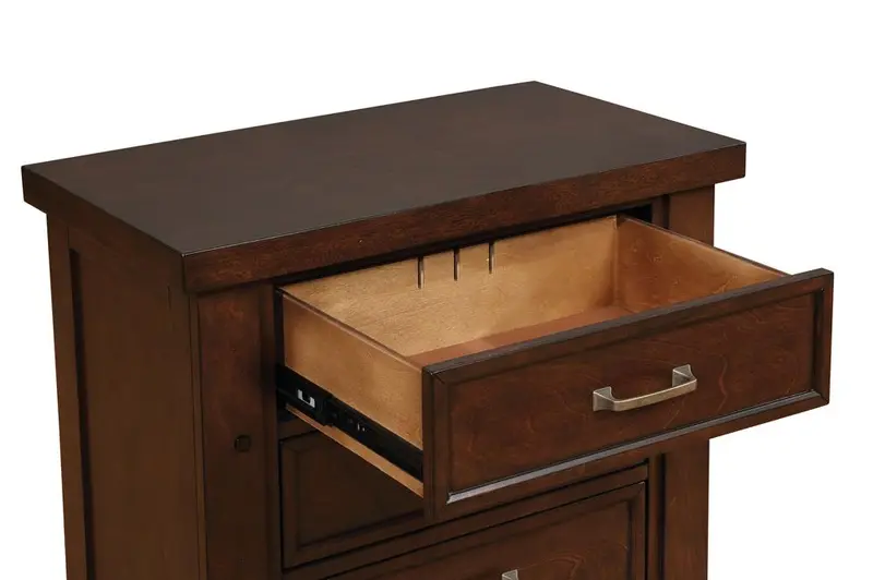 Barstow Pinot Noir Transitional Nightstand 1