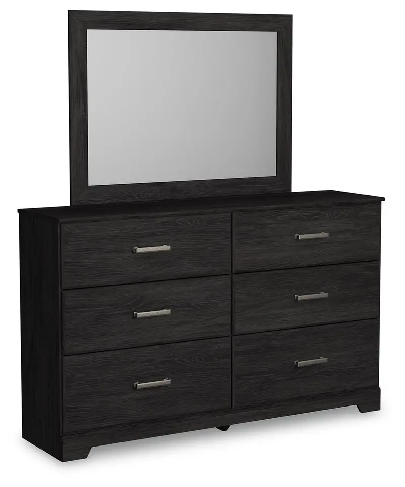 Belachime 7-Drawer Dresser With Integrated Mirror 1