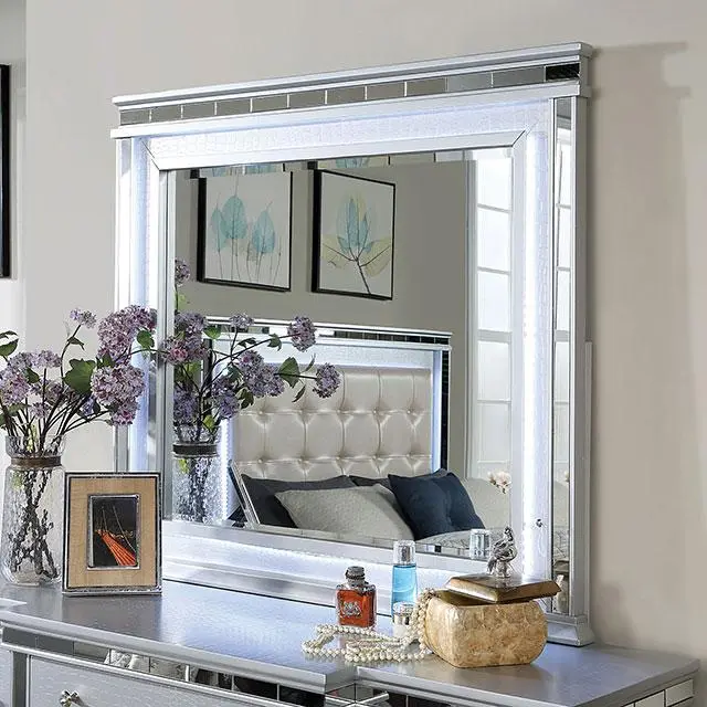 Bellinzona Full-Length Floor Or Wall Mirror – Framed Silver Finish 1