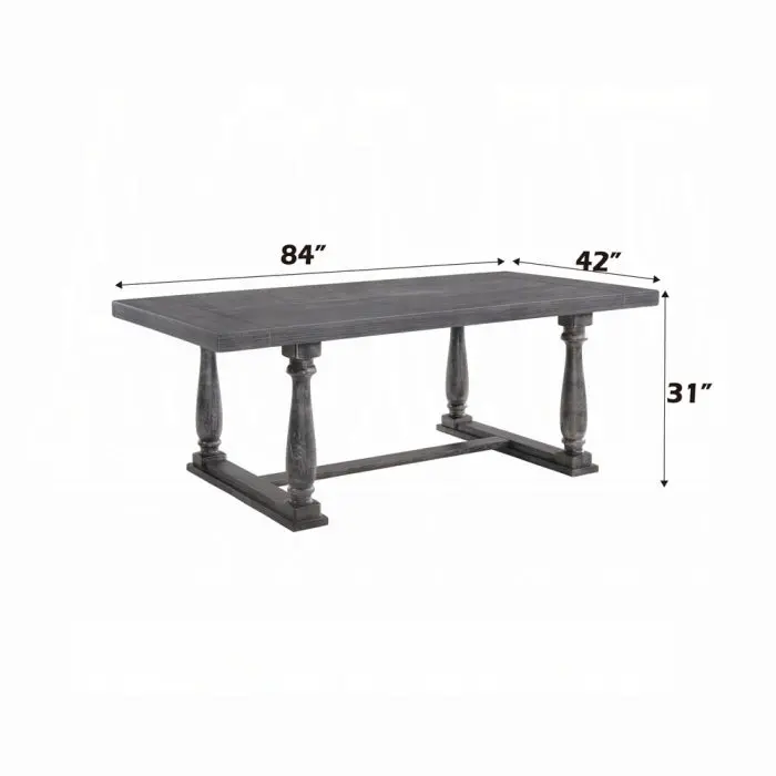 Bernard Solid Wood Dining Table 1