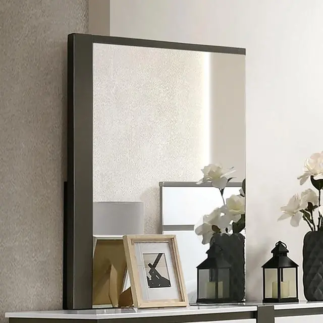 Birsfelden White Framed Vanity Mirror 1