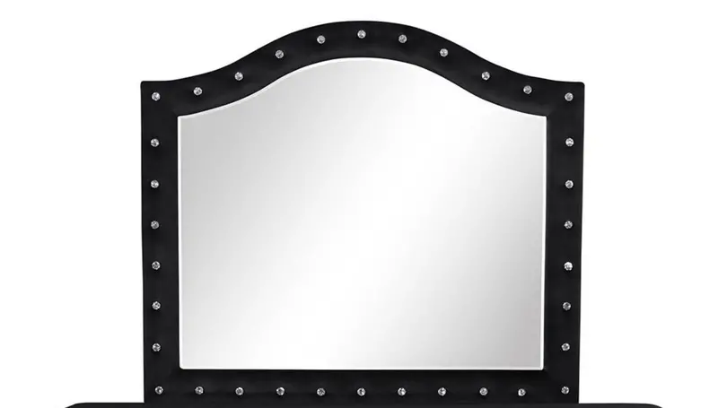 Black Sleek Mirror – Galaxy Home Sophia 1