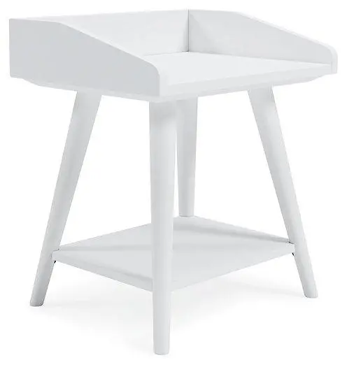 Blariden Wooden Accent Side Table With Shelf 1
