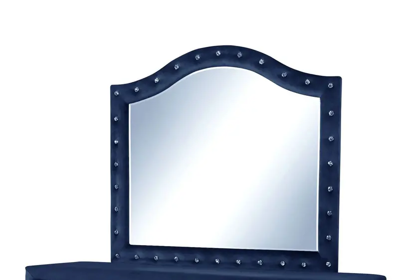 Blue-Tinted Mirror Frame – Galaxy Home Sophia 1