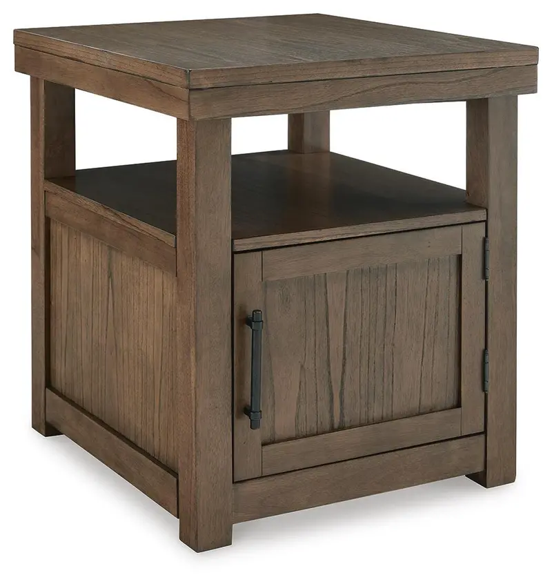 Boardernest Minimalist End Table – Round Wooden Accent Piece 1