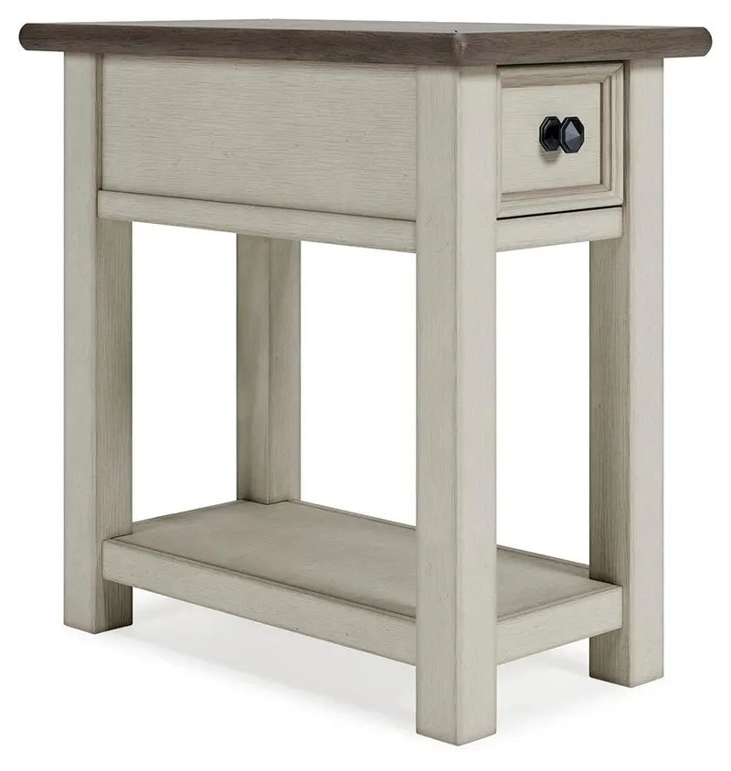 Bolanburg Compact Chairside End Table – Slim Profile Design 1