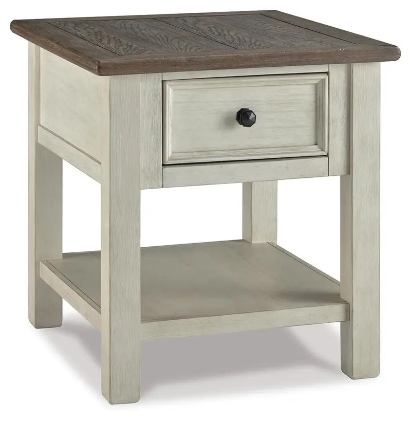 Bolanburg Modern Wooden End Table For Living Room 1