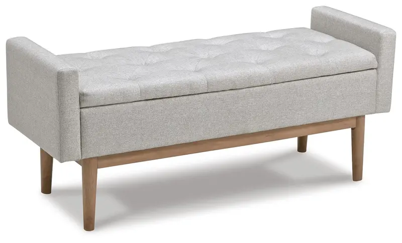 Briarson Fabric Storage Bench With Lift Top 1