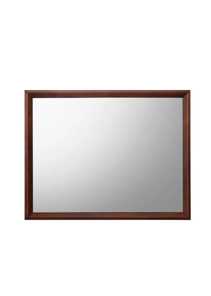 Brown Cherry Framed Mirror – Ilana Collection 1