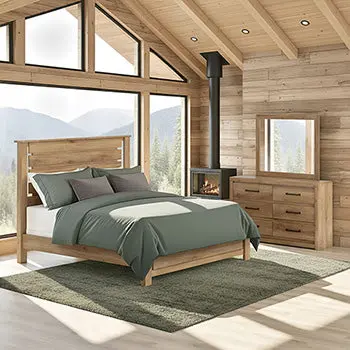 Brozmont Arched Full-Length Bedroom Mirror 1
