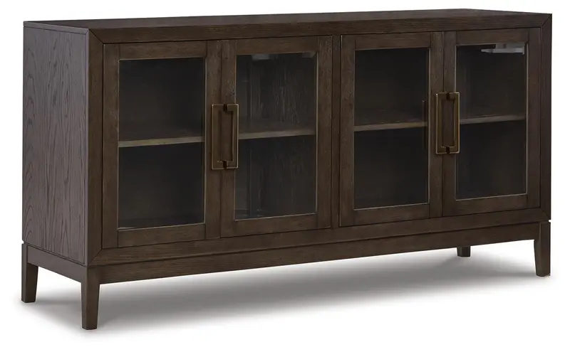 Burkhaus Rustic Dining Server With Cabinet Storage 1