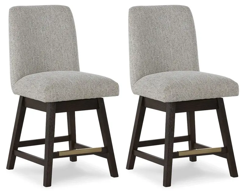 Burkhaus Upholstered Counter-Height Bar Stool Set 1
