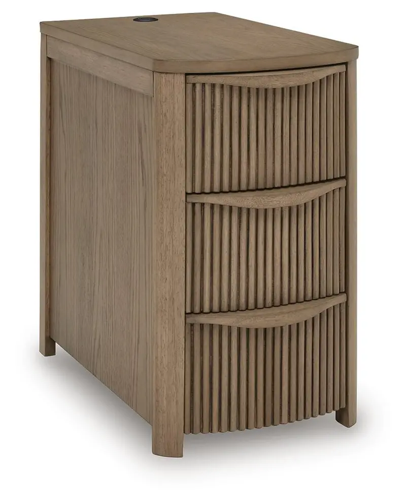 Camdill Chairside End Table – Compact Wood Nightstand With Drawer 1
