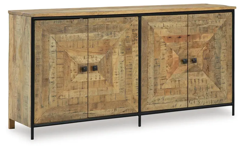 Camney Slim-Fit Accent Cabinet – Storage & Display Console 1