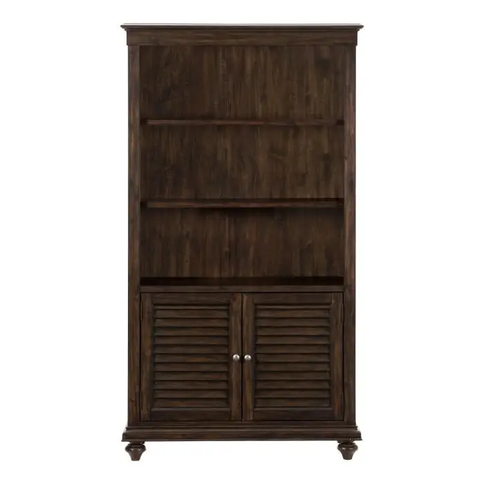 Cardano Charcoal Bookcase – Sleek Tall Shelving Unit For Books And Decor 1