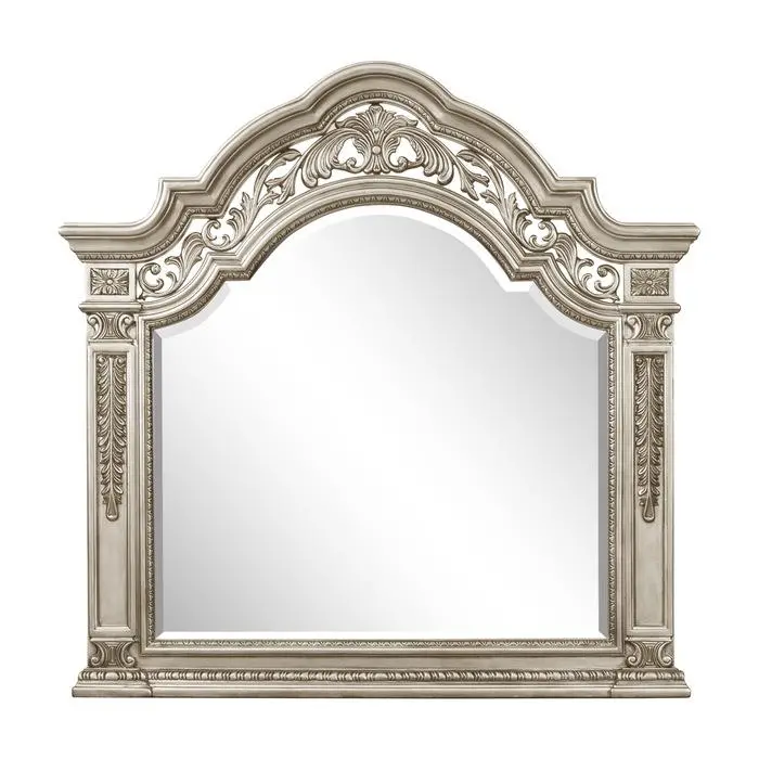 Catalonia Platinum Gold Full-Length Mirror – Decorative Wall Accent 1