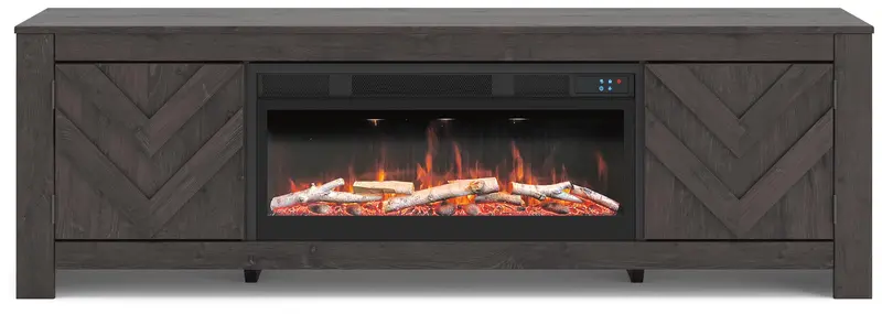 Cayboni 71-Inch Electric Fireplace Tv Console 2