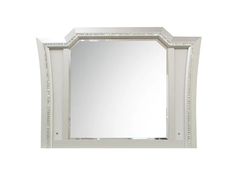 Champagne-Tone Led Mirror With Touch-Control Lighting 1