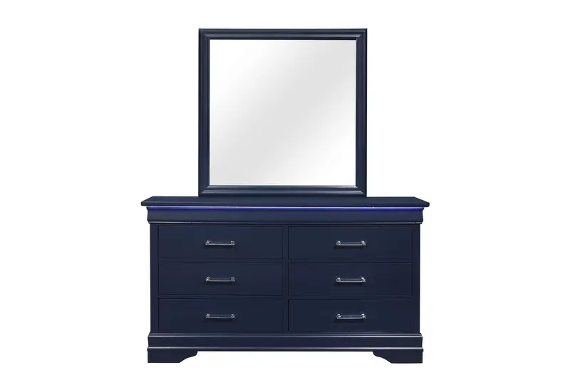 Charlie Blue Decorative Mirror 1