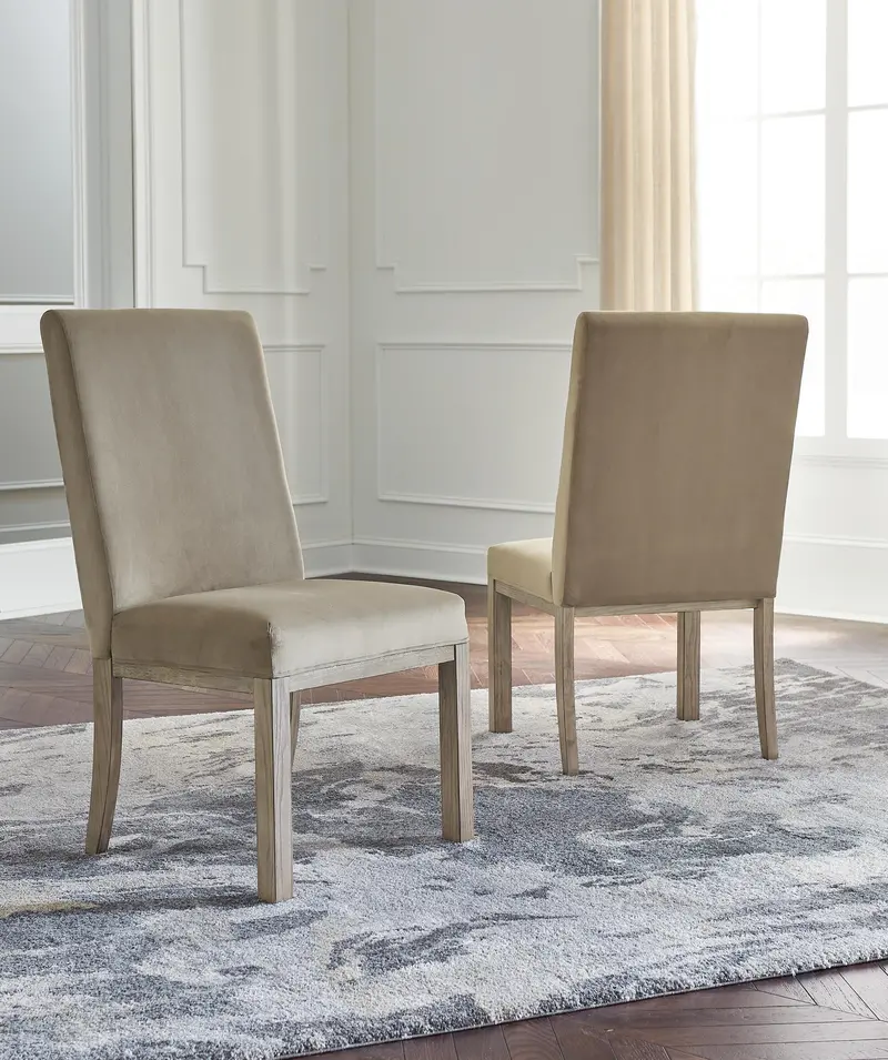 Chrestner Upholstered Dining Chair (Each) 1