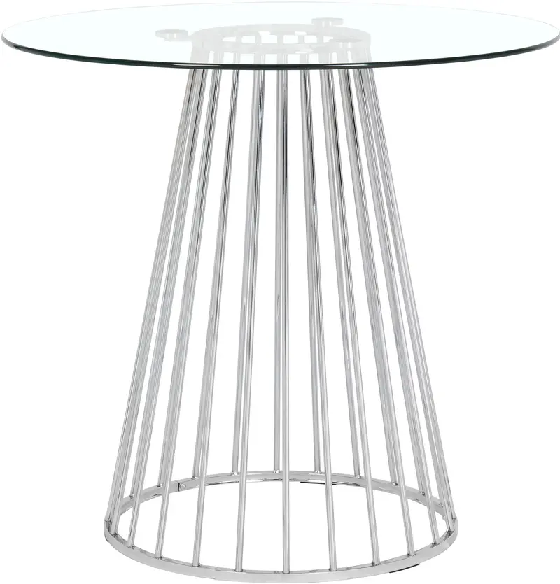 Chrome Counter Height Table – Gio Urban Dining Option 1