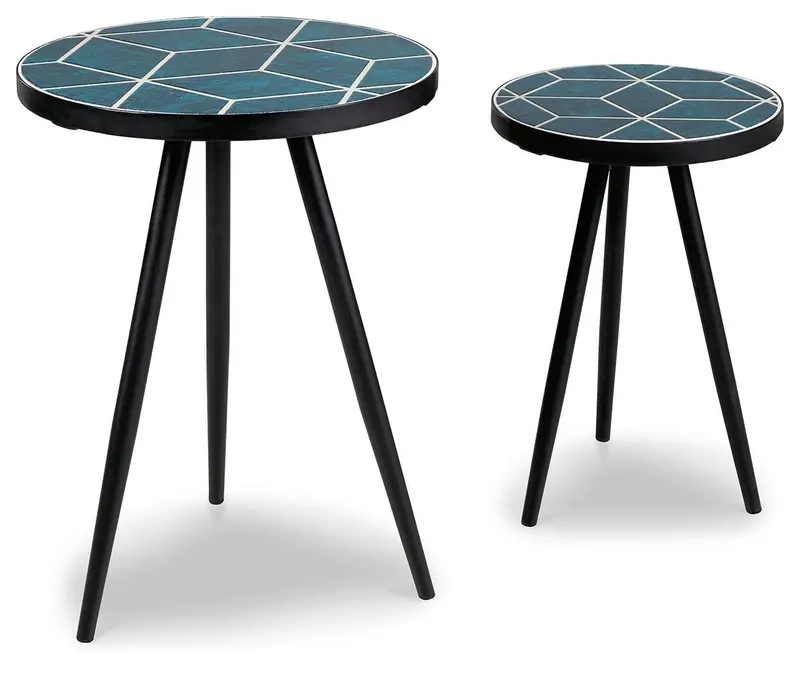 Clairbelle Nesting Accent Tables – Set Of Two Minimalist Side Tables 1