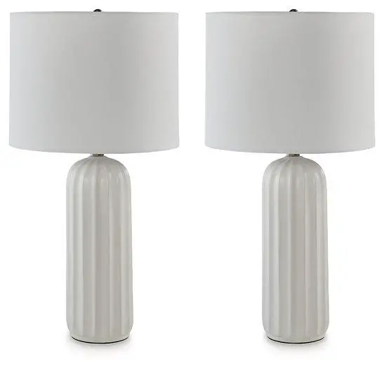 Clarkland Ceramic Table Lamp Set – 2-Light Ambient Lighting 1