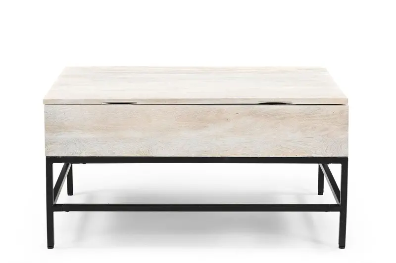 Clean White Coffee Table – Galaxy Home T1105-15 1