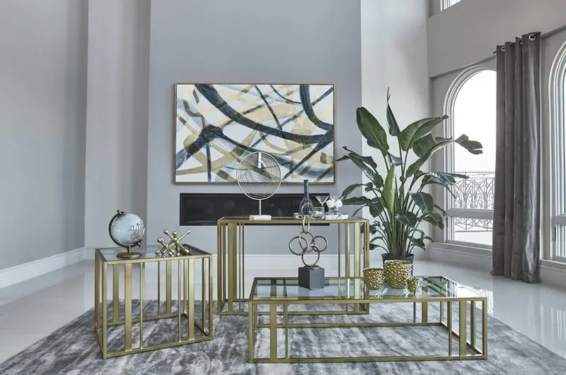 Coasteressence Contemporary Coffee Table 1