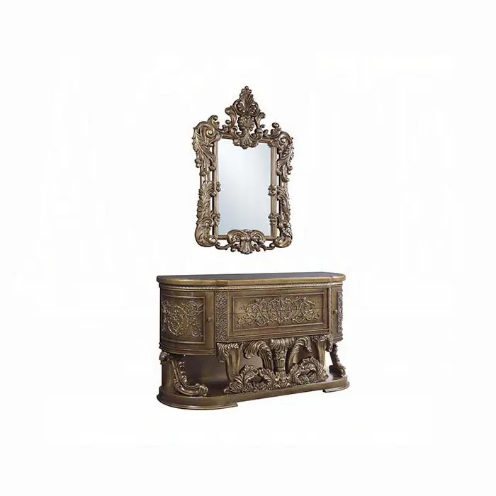 Constantine 5-Drawer Server With Glass-Front Cabinets 1