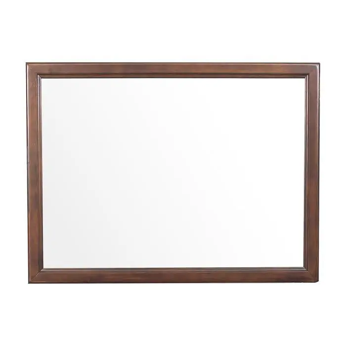 Cotterill Cherry Oval Mirror With Classic Wooden Frame 1