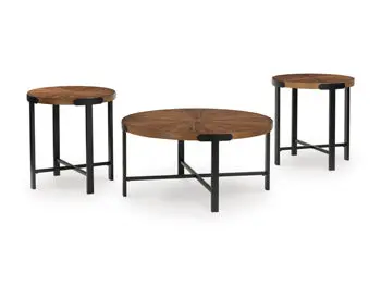 Crosstrail Nesting Coffee Table Set (3-Piece) 1