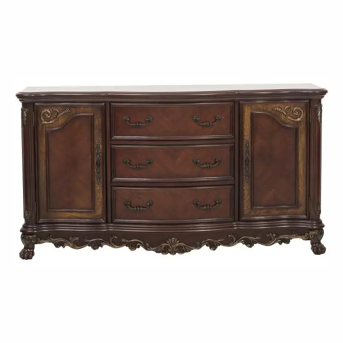 Deryn Park Dark Cherry Buffet Or Server For Dining Room – 2243-55 1