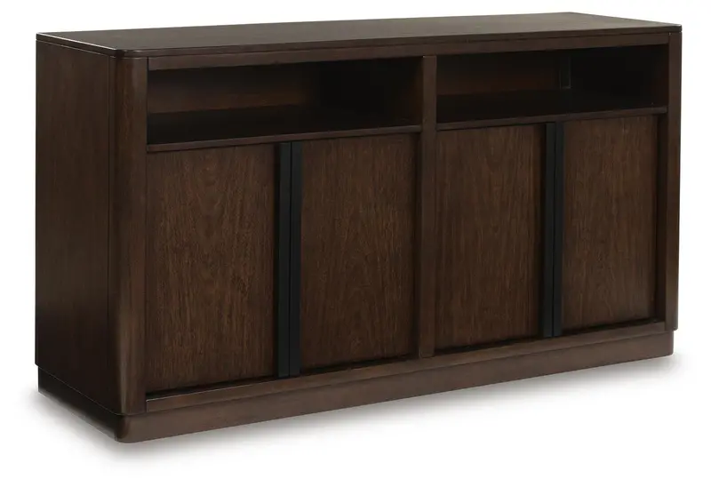 Dilenno Rustic Dining Server With Storage 1