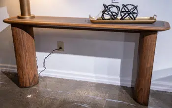 Dontayne Narrow Sofa Table With Lower Shelf 1
