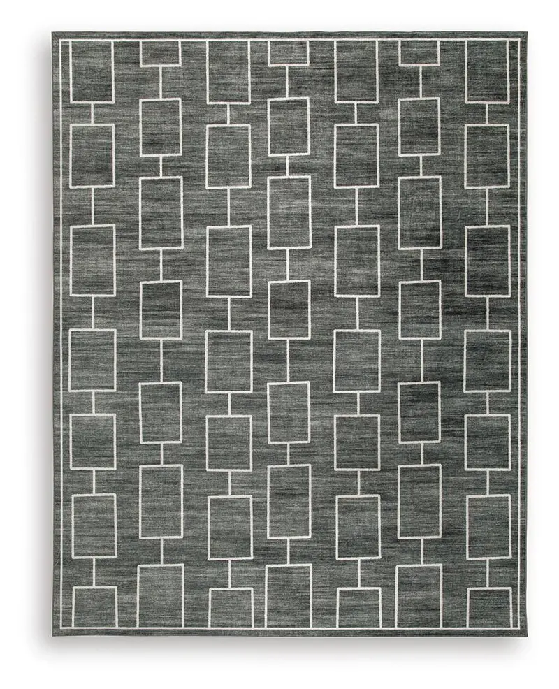 Elderland Stain-Resistant 7'6" X 9'6" Washable Area Rug 1