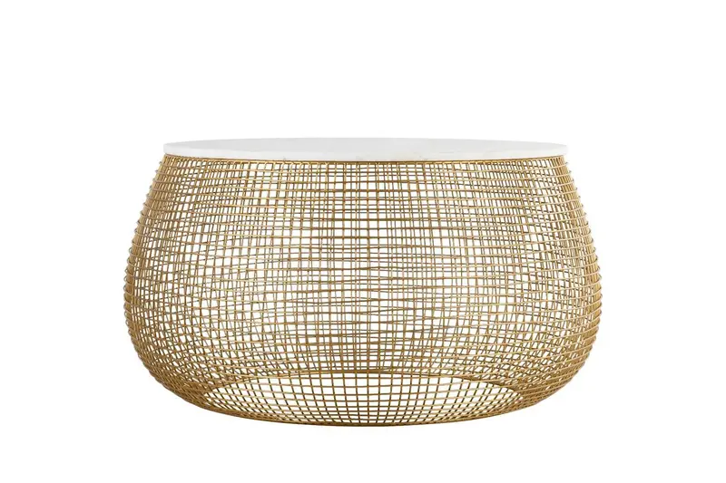 Elegant Gold Coffee Table – Galaxy Home T3007-36-25 1